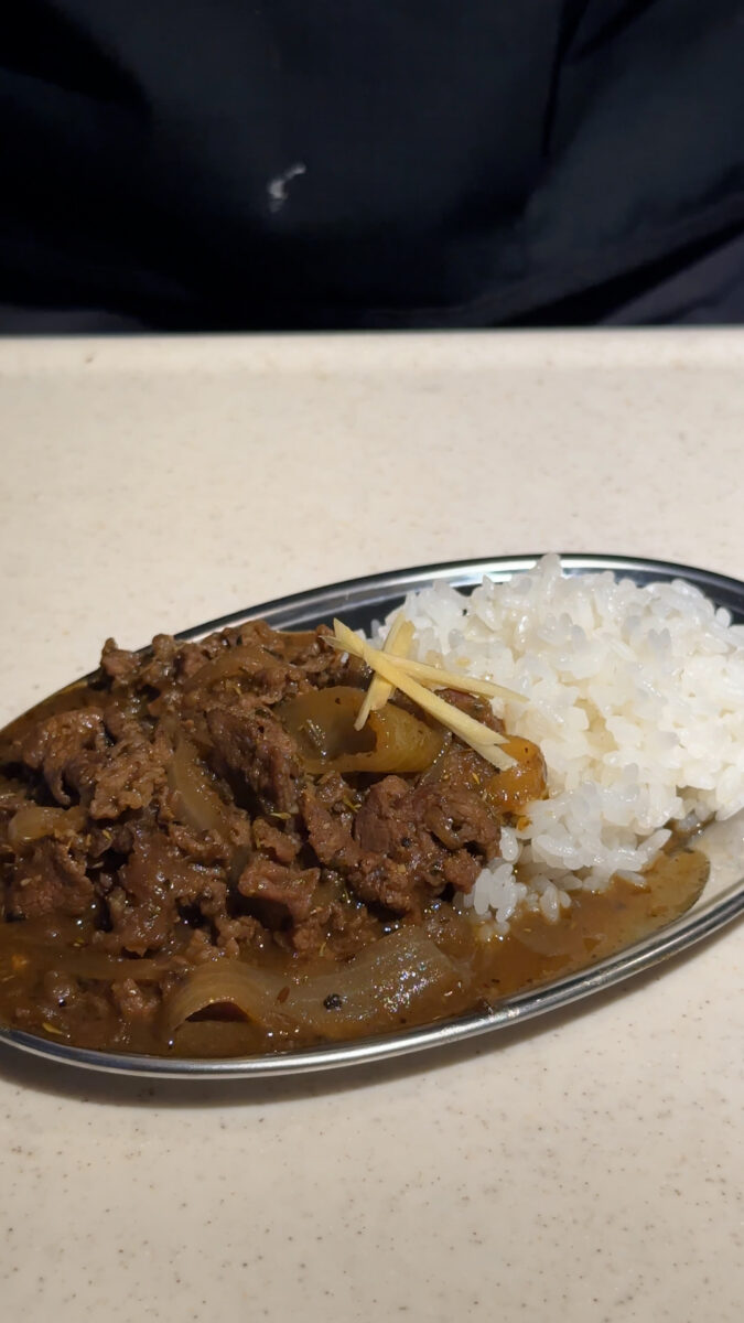 牛肉のカレーしぐれ煮