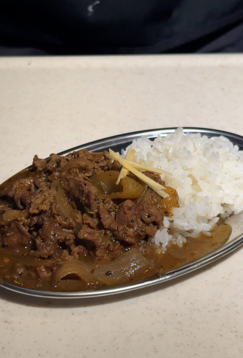 牛肉のカレーしぐれ煮