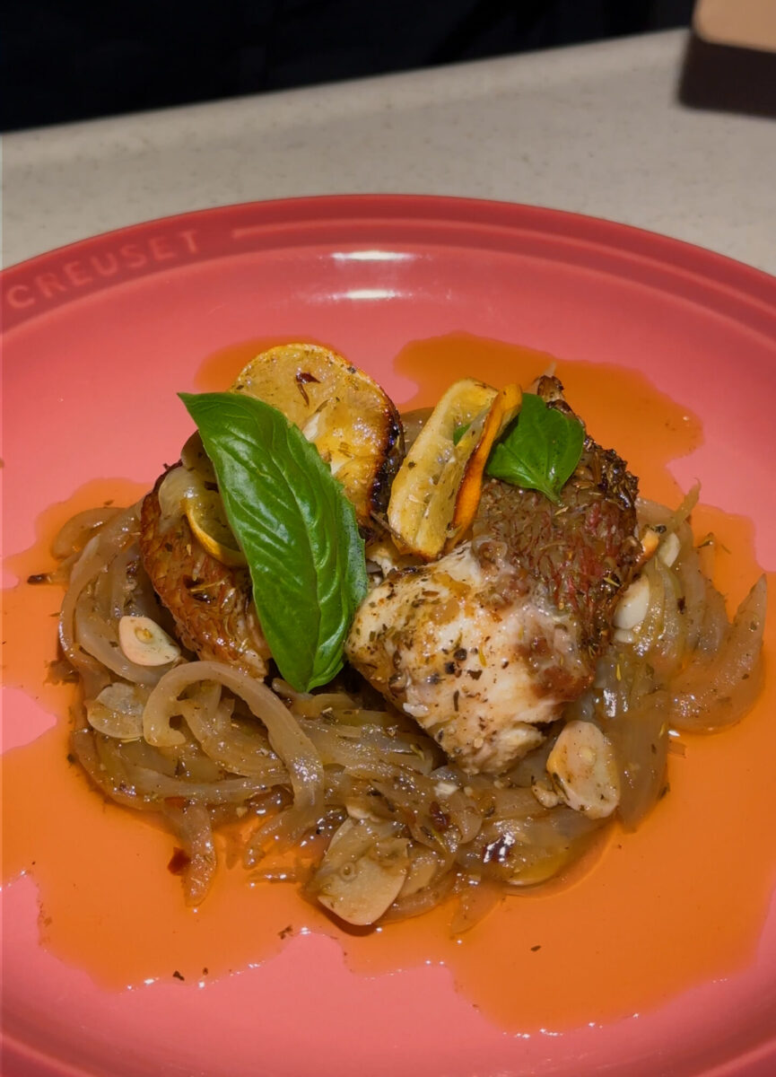 鯛の香草オーブン焼き