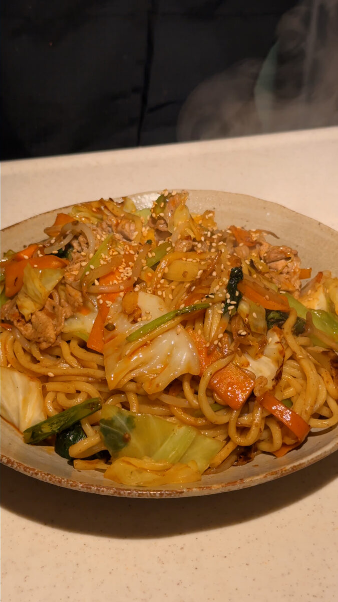 ピリ辛上海やきそば