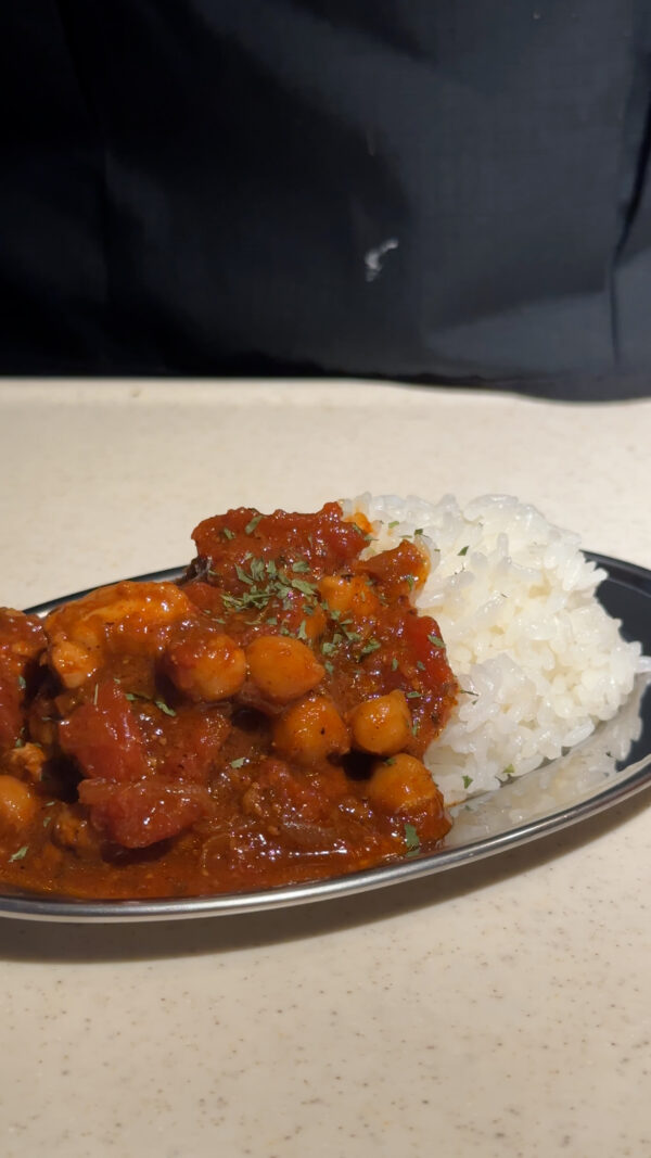 ひよこ豆のチキンチリカレー