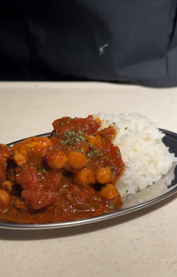 ひよこ豆のチキンチリカレー