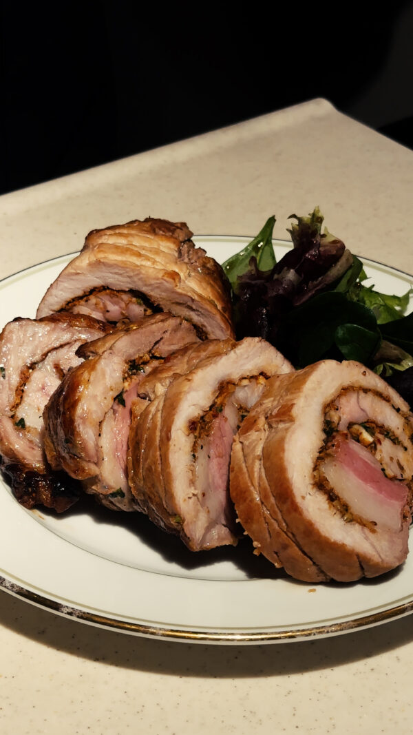豚肩ロースのポルケッタ