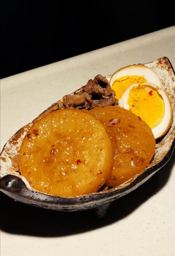 牛肉と大根の甘辛煮